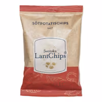 Svenska Lantchips Sweet Potato Chips, Salt - 100 grams