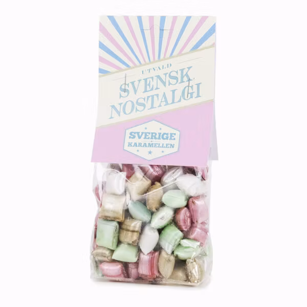 Sverigekaramellen "Sidenkuddar", Silk Pillows - 170 grams