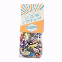Sverigekaramellen "Inslagen Kolamix", Wrapped Toffee Mix - 120 grams