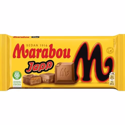 Marabou Japp Chocolate Bar - 185 grams