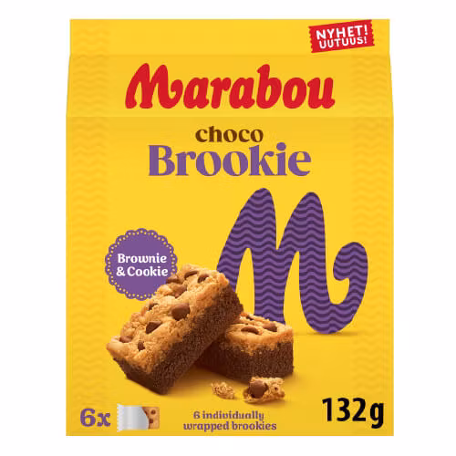 Marabou Choco Brookie - 132 grams