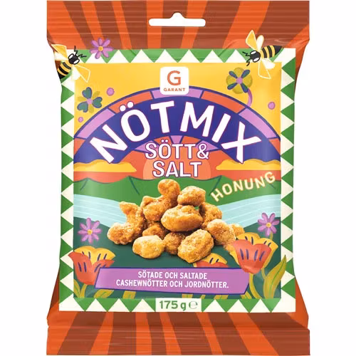 Garant Nut Mix, Słodko-Słony, Miód - 175 gramów