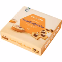 Delicato "Kanelbullekaka", Cinnamon roll cake, 4-pack - 200 grams