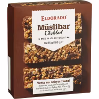 Eldorado Müsli Bar, Chocolate - 6x25 grams