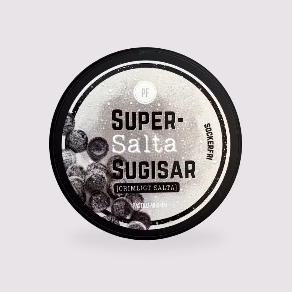 Pastillfabriken Super Salty "Sugisar" - 35 gramos