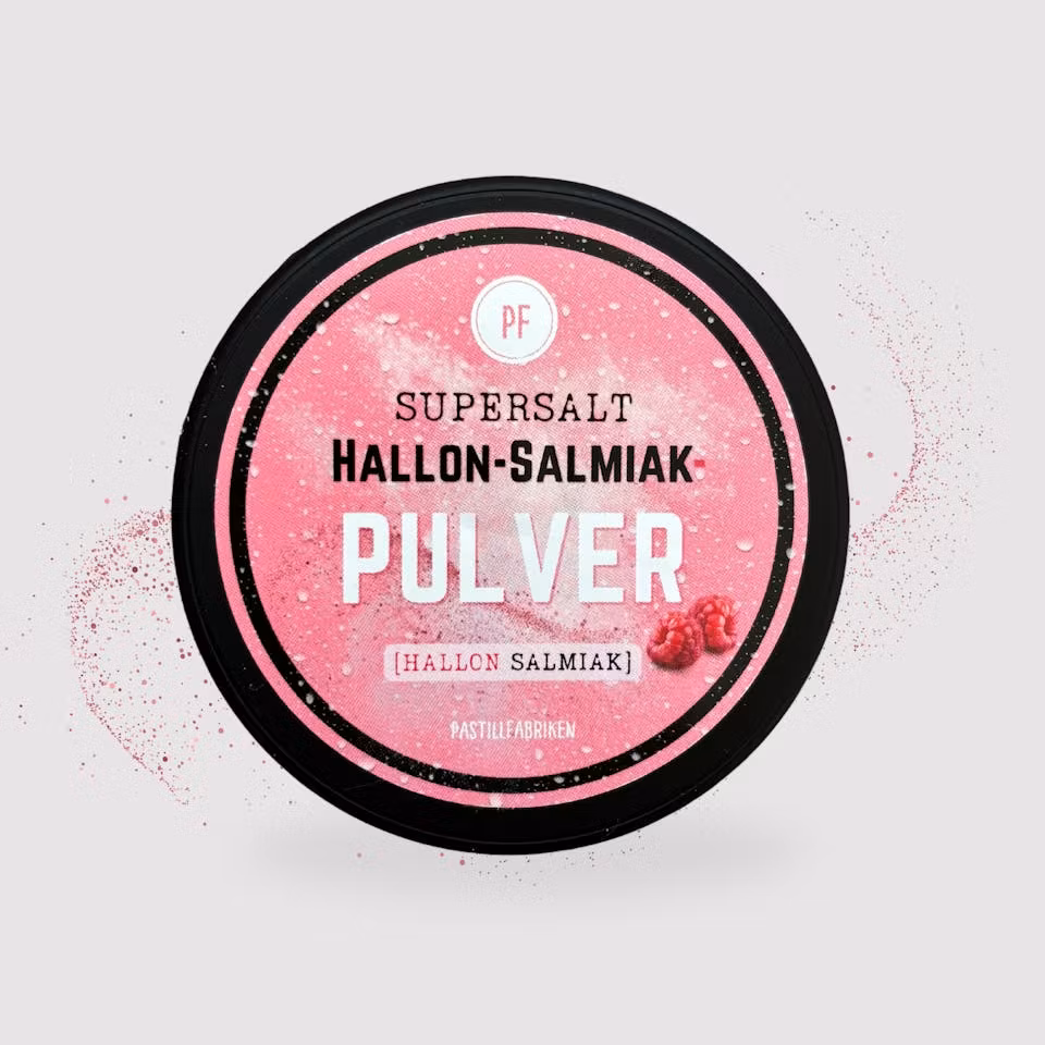 Pastillfabriken Super Salty Powder, Raspberry & Salmiac - 21 grams