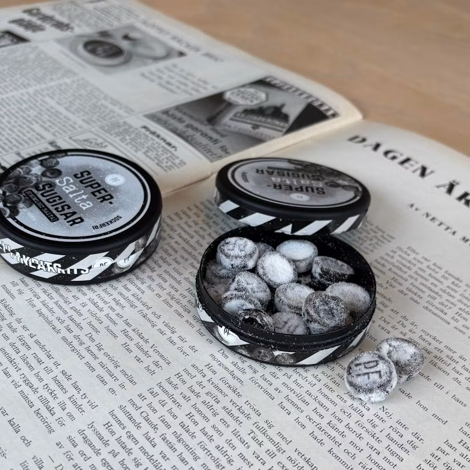 Pastillfabriken Super Salty "Sugisar" - 35 gramos