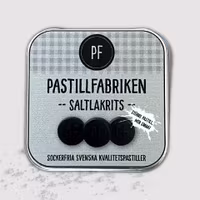 Pastillfabriken Salty Licorice - 25 grams