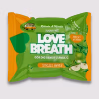 Pastillfabriken Love Breath, Sour Apple - 25 grams