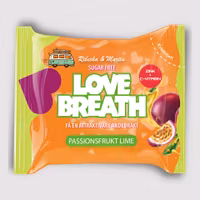 Pastillfabriken Love Breath, Passionfruit & Lime - 25 grams