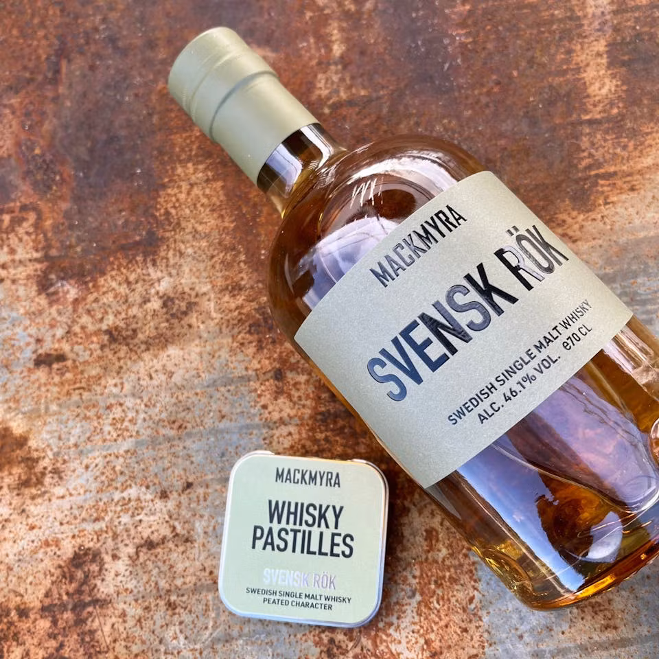 Pastillfabriken Mackmyra Whisky Pastilles, Swedish Smoke - 25 grams