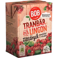 BOB Cranberry & Lingongberry Cordial - 20 cl