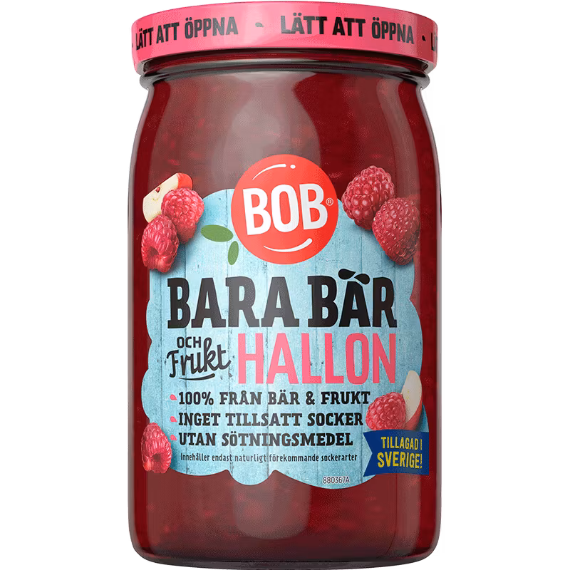 Bob Just Berries and Fruit, Dżem malinowy - 310 gramów