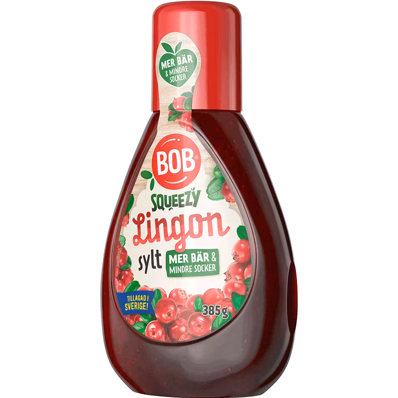 Bob Squeezy, Marmellata di mirtilli rossi - 385 grammi