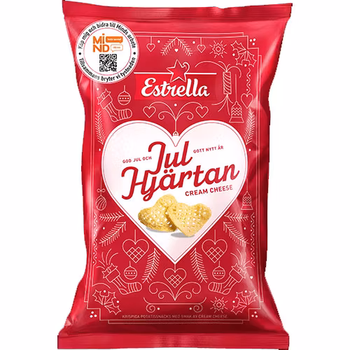 Estrella Christmas Hearts - 85 grams