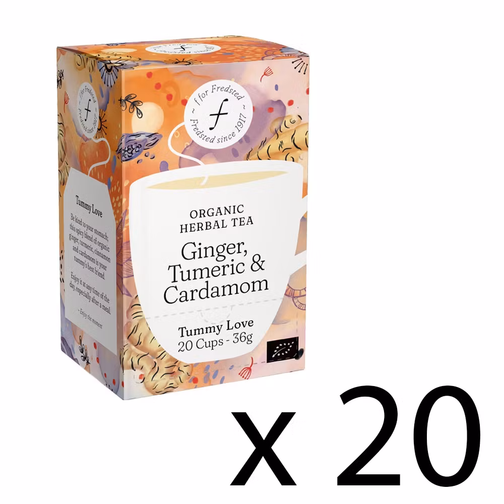 FREDSTED Tummy Love Kräutertee Eko, je 20 Stück - 20 Stück