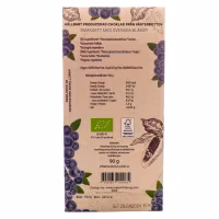 Nordic Chocolate, Blueberry, 60% - 90 grams