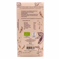 Nordic Chocolate Oat Chocolate, 38% - 90 grams