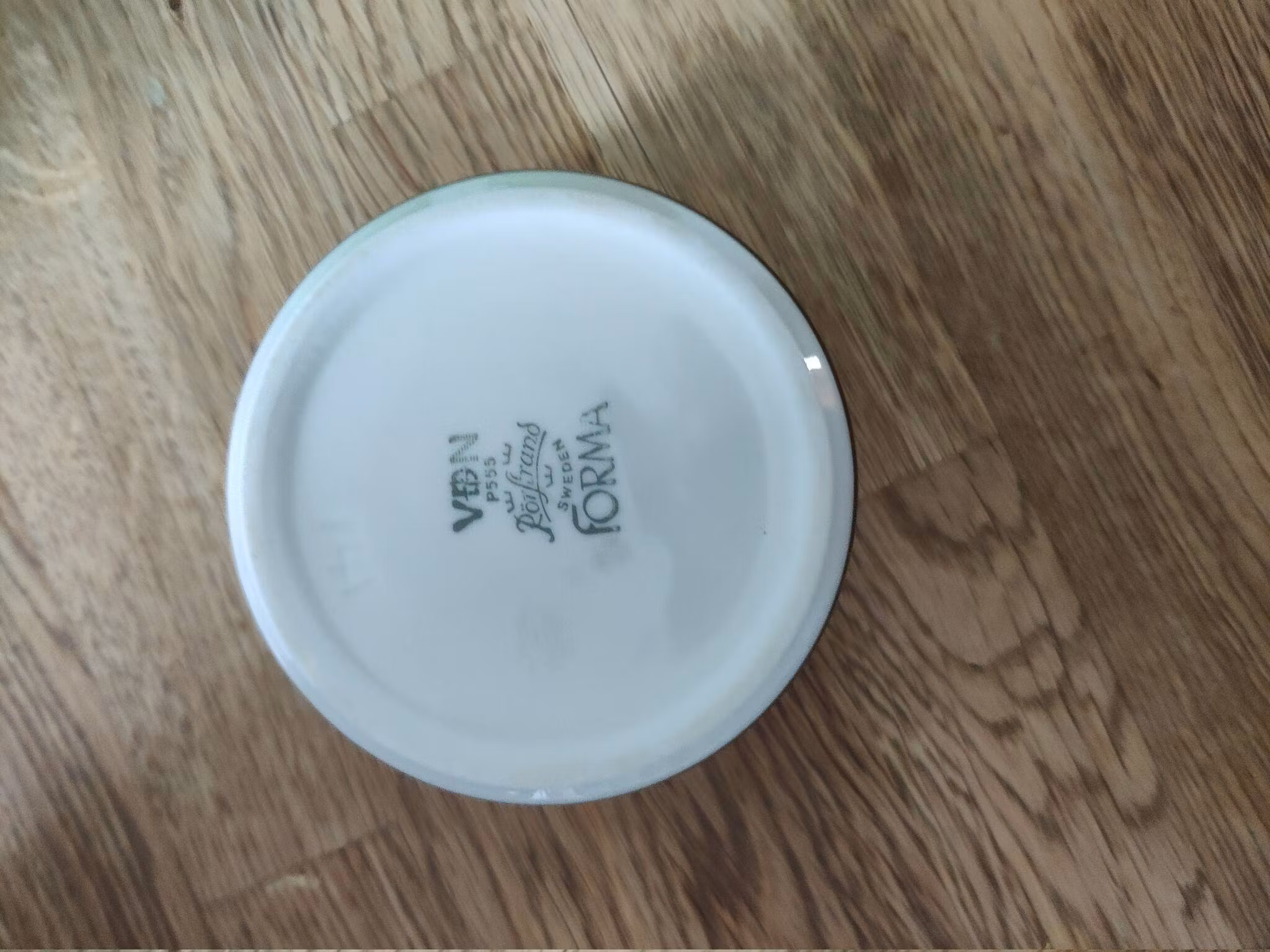 Rörstrand - Zuccheriera "Forma" - designer Olle Alberius - Design scandinavo Rörstrand dipinto a mano