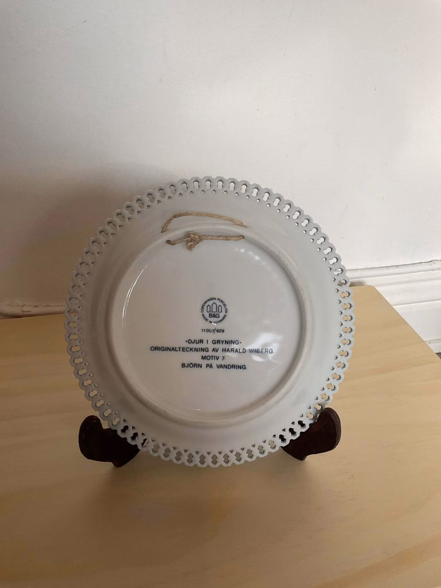 Harald Wiberg - Bing und Gröndahl Dessertteller