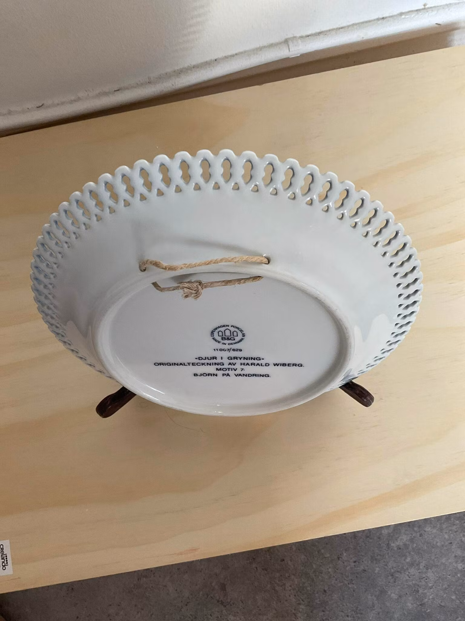 Harald Wiberg - Bing und Gröndahl Dessertteller