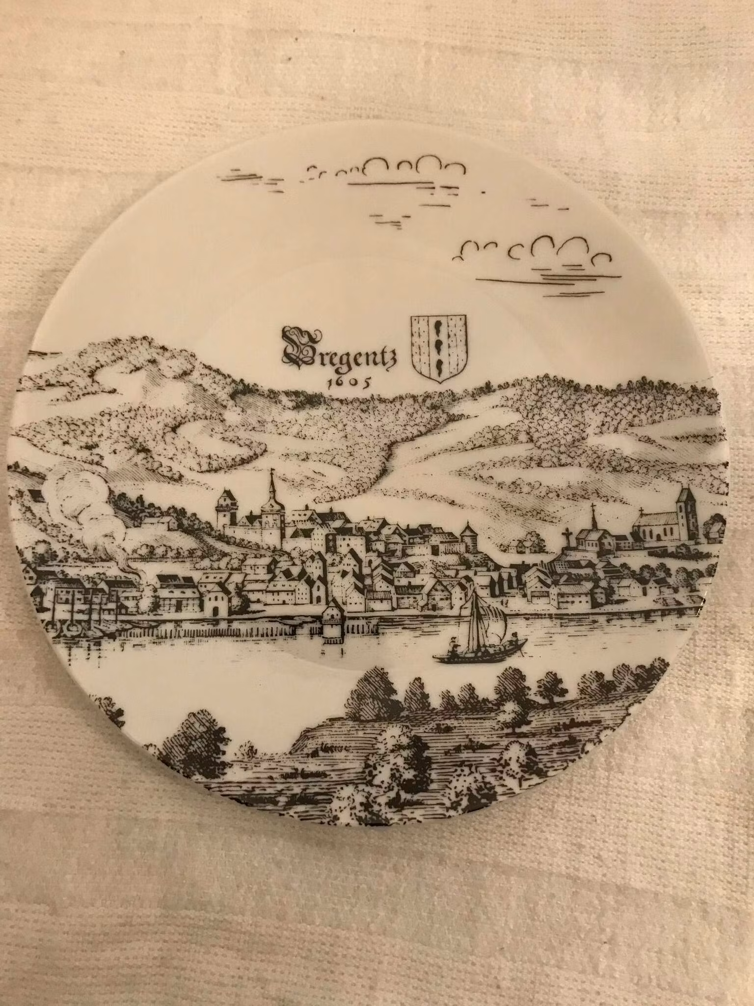 Porcelaine Royale - Bavière - KPM - Assiette décorative Allemagne