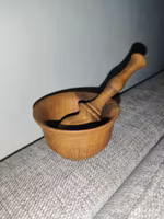 Wooden mortar from Sweden