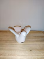 Guldkroken Hjo -  white bird candlestick holder - Vintage Swedish Mid-Century - Limited edition