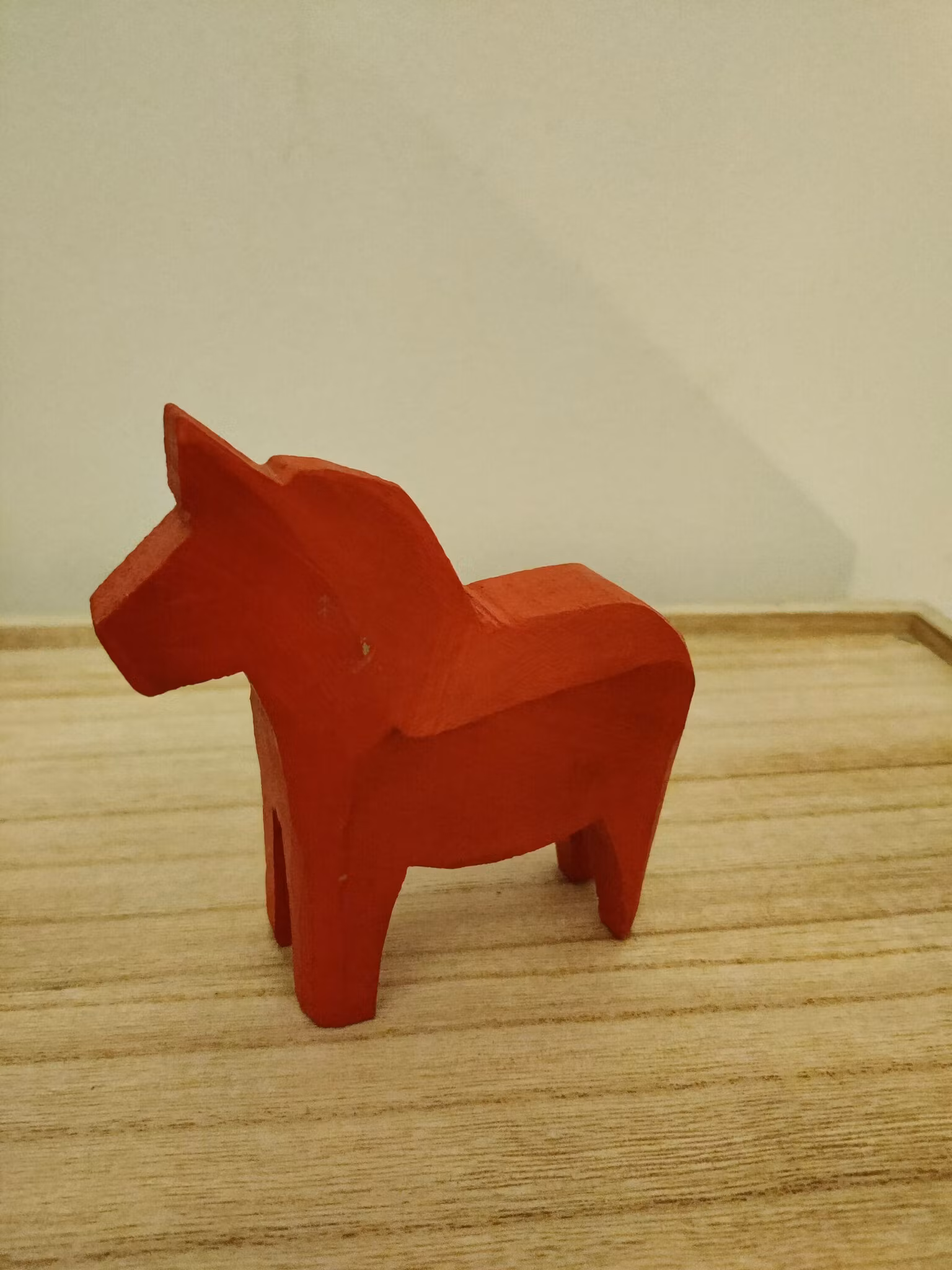 Cheval Dala rouge vintage fait main - fabriqué en Suède