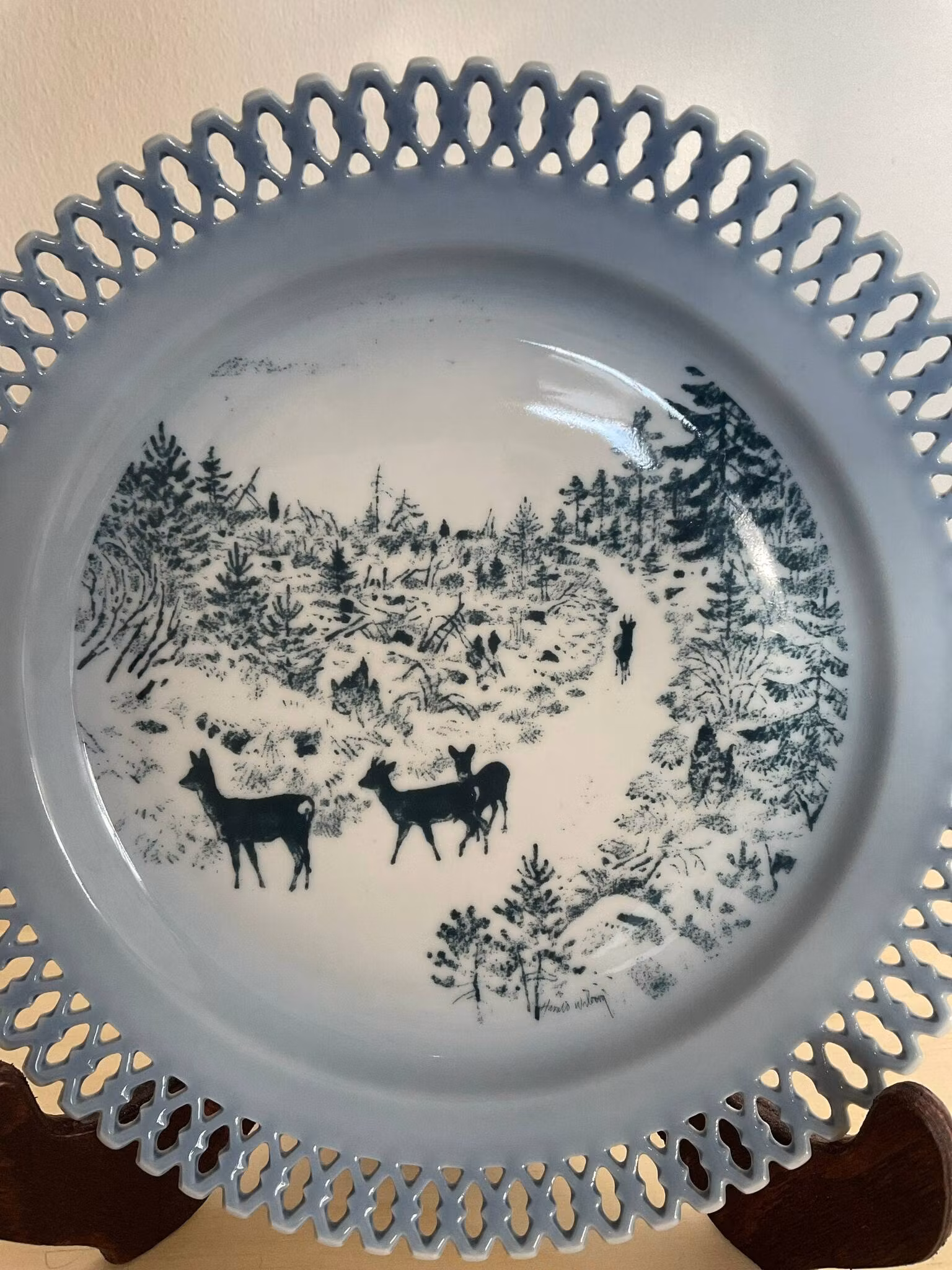 Harald Wiberg - Bing and Grondahl dessert plate