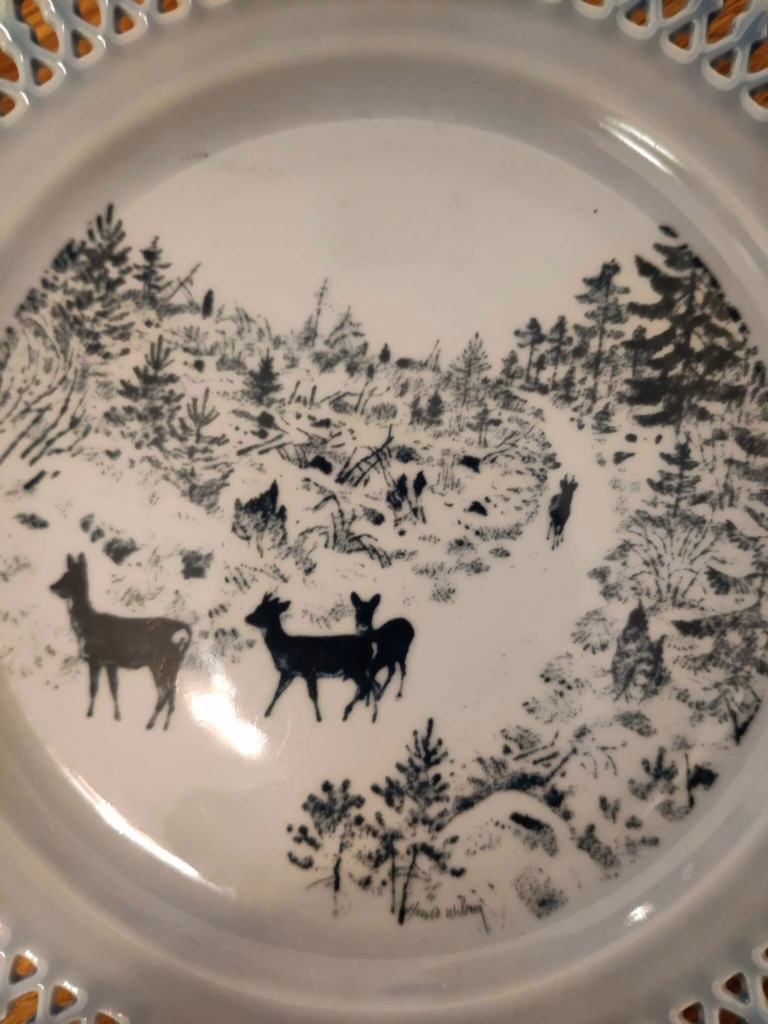 Harald Wiberg - Bing and Grondahl dessert plate