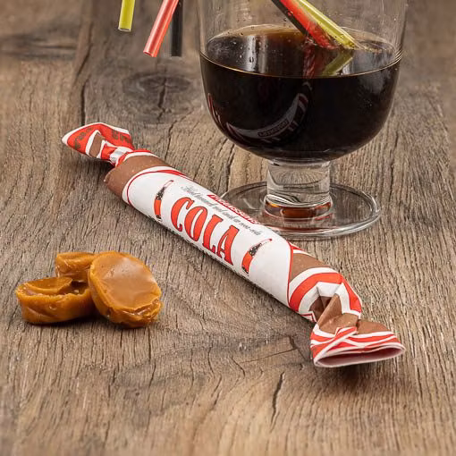 Franssons Polkagrisar Candy Cane, Cola - 50 grams