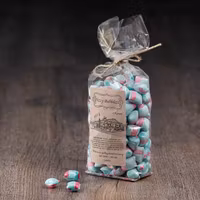 Franssons Polkagrisar Candy Cane, Fizzy Bubblizz Caramels - 450 grams