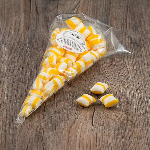 Franssons Bastón De Caramelo Polkagrisar, Caramelos De Flor De Saúco - 140 gramos