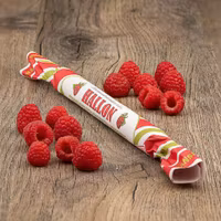 Franssons Polkagrisar Candy Cane, Raspberry - 50 grams