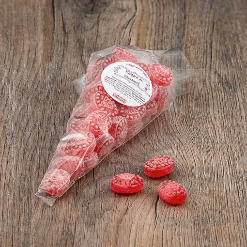 Franssons Polkagrisar "King of Denmark" - 140 grams