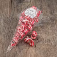 Franssons Polkagrisar Candy Cane, Mint Shavings - 100 grams