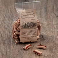 Franssons Polkagrisar Candy Cane, Nougat Sticks - 200 grams