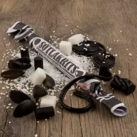 Franssons Polkagrisar Candy Cane, Sweet Licorice - 50 grams