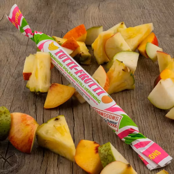 Polkagrisar Candy Cane, Tutti-Frutti - 50 grams