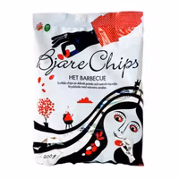 Bjäre Chips, Hot Barbecue - 200 grams