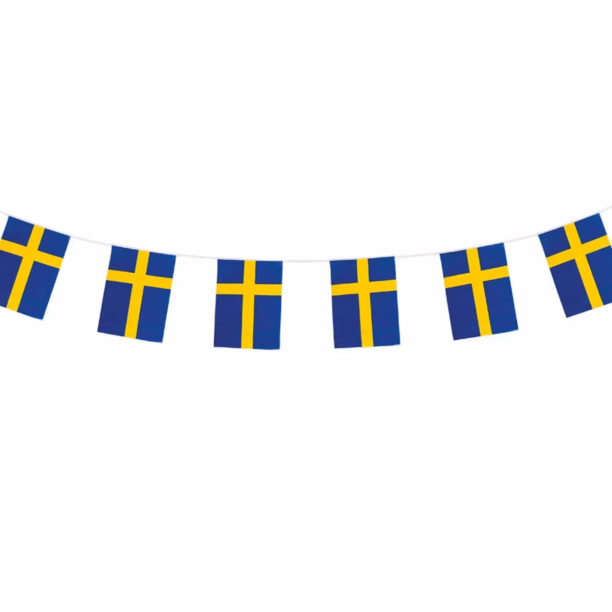 Ghirlanda di bandiere, Svezia - 6 m