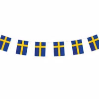 Flag Garland, Sweden - 6 m