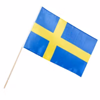 Fabric Flag, Sweden - 45x30 cm