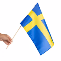 Fabric Flag, Sweden - 45x30 cm