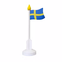 Table Decoration, Swedish Flag - 24 cm