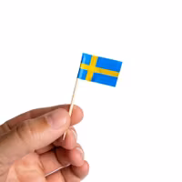 Cocktail Flags, Sweden - 24 pcs