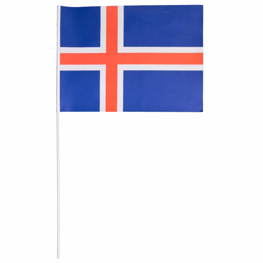 Paper Flag, Iceland - 20x28 cm