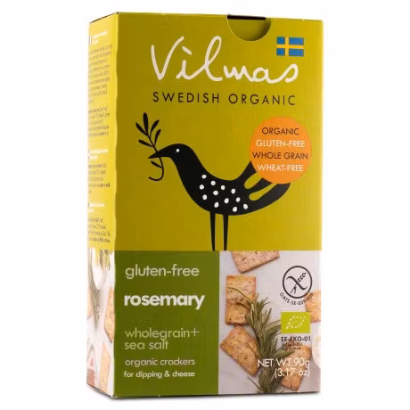 Fjällbergets Vilmas Bio-Rosmarin-Cracker – 90 Gramm