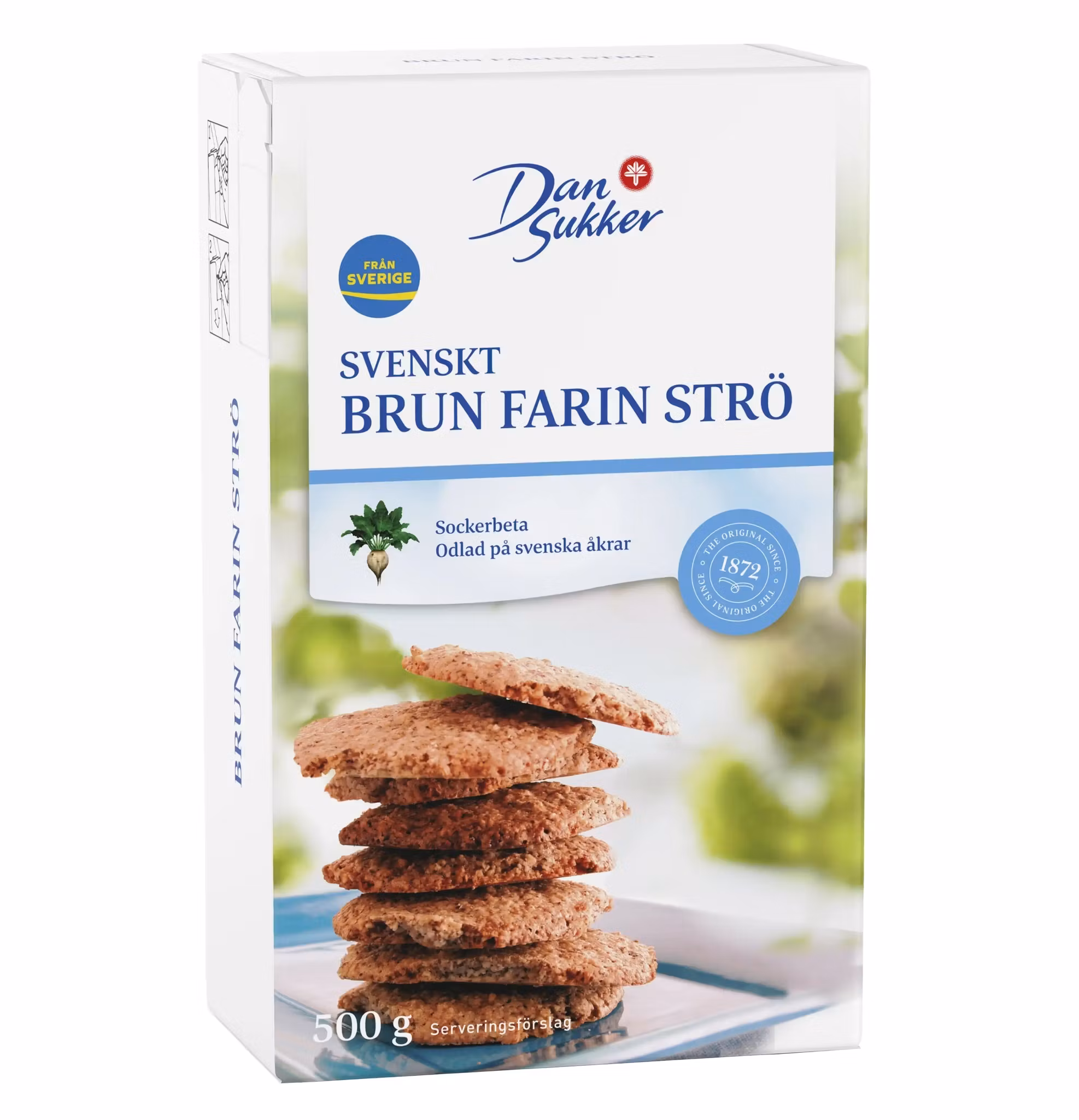 Sucre roux sec Danukker - 500 grammes